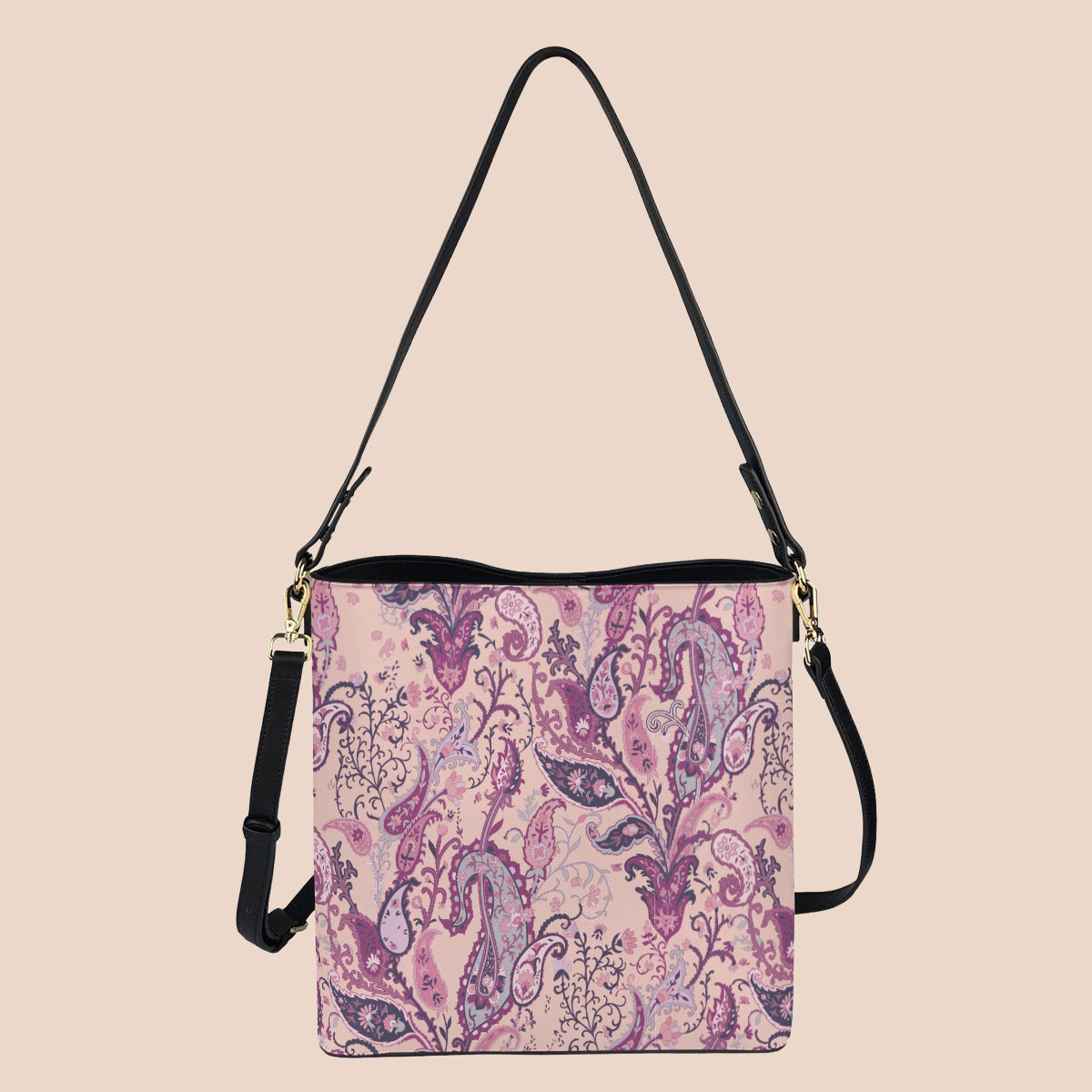 Leather Crossbody/Shoulder Bucket Bag