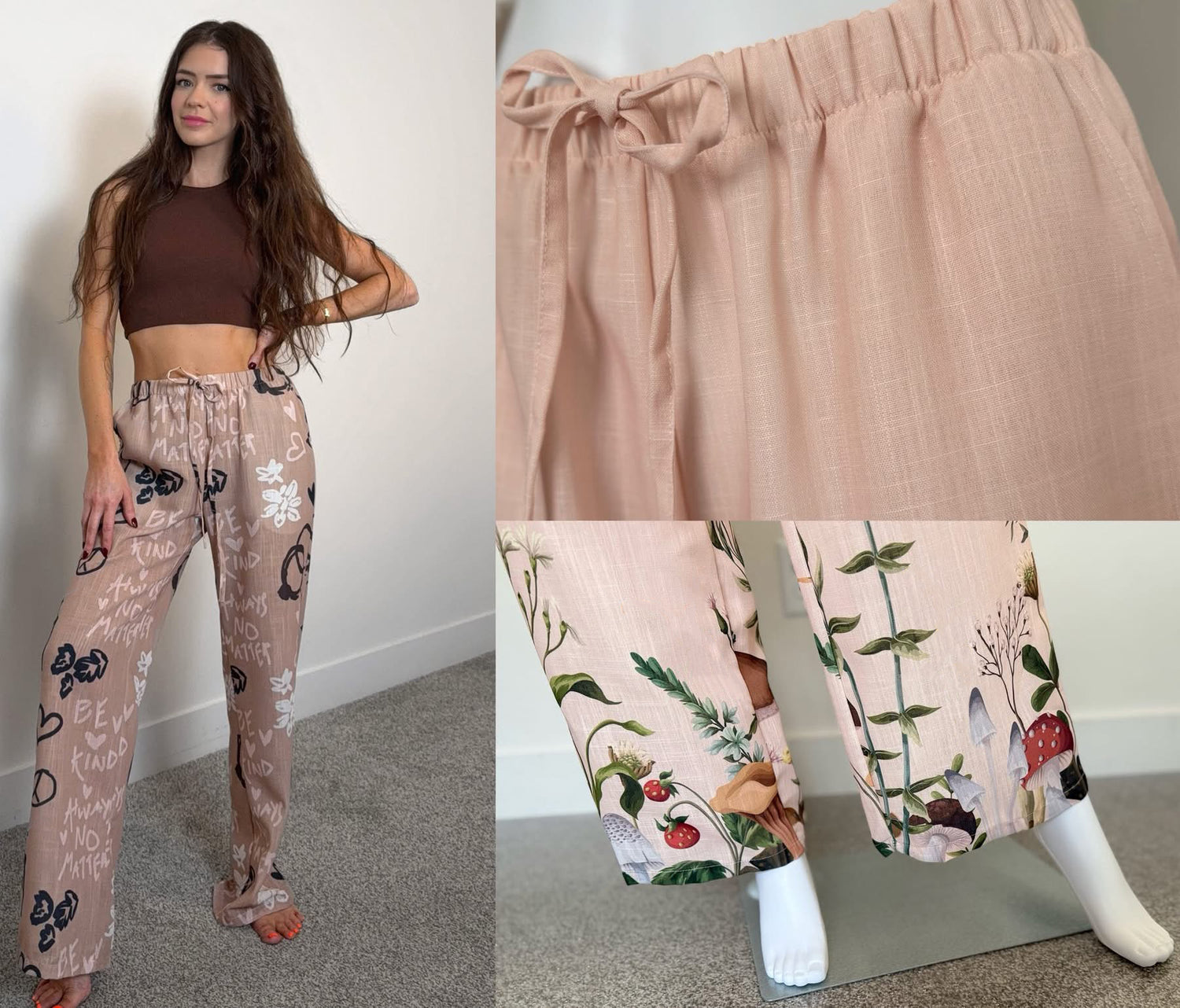 Relaxed Drawstring Trousers