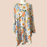 Cotton Long Sleeve Dress with Pockets