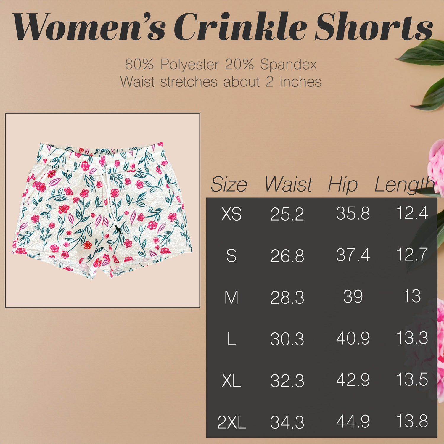 Women's Textured Shorts