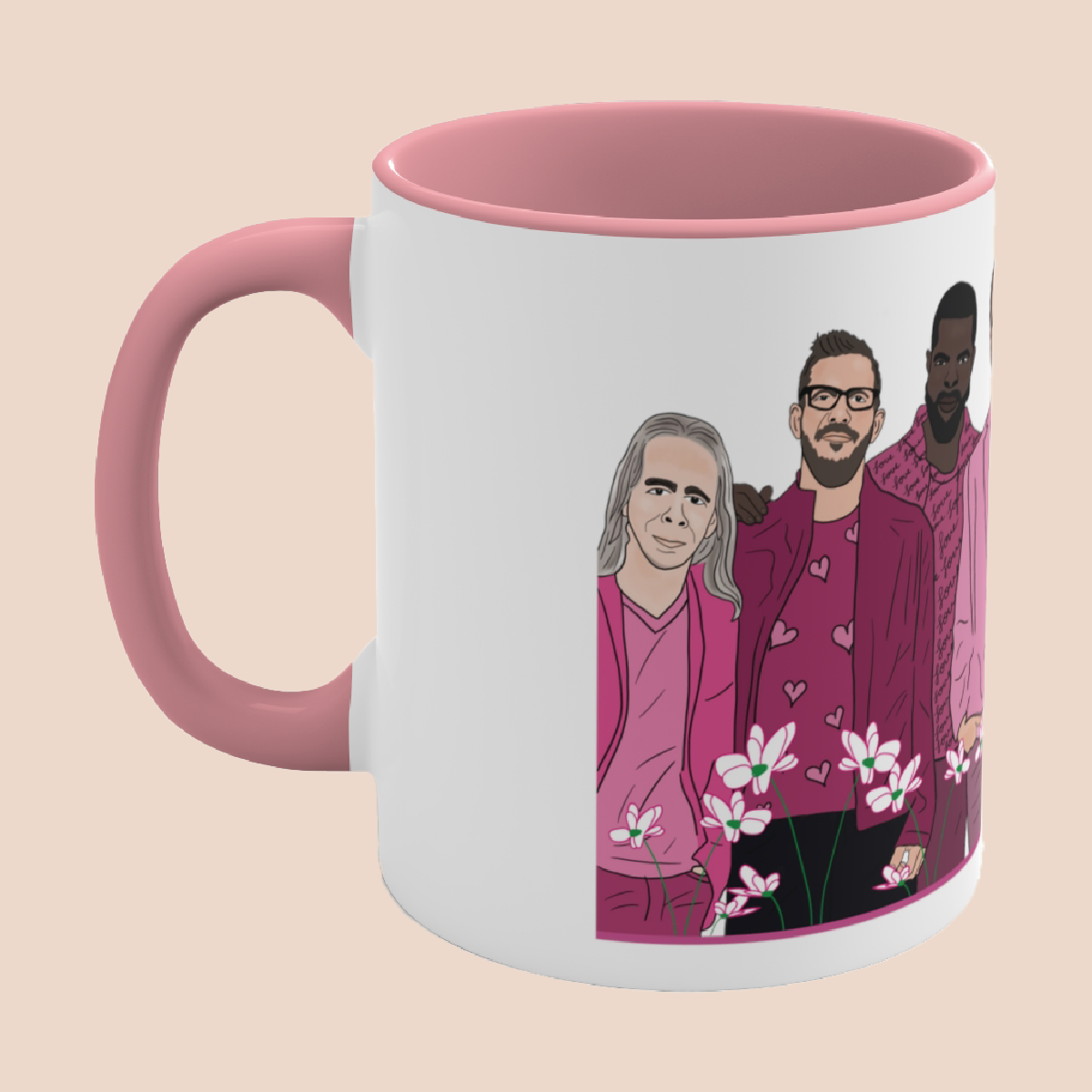 The Boys on Valentine's Day Coffee Mug