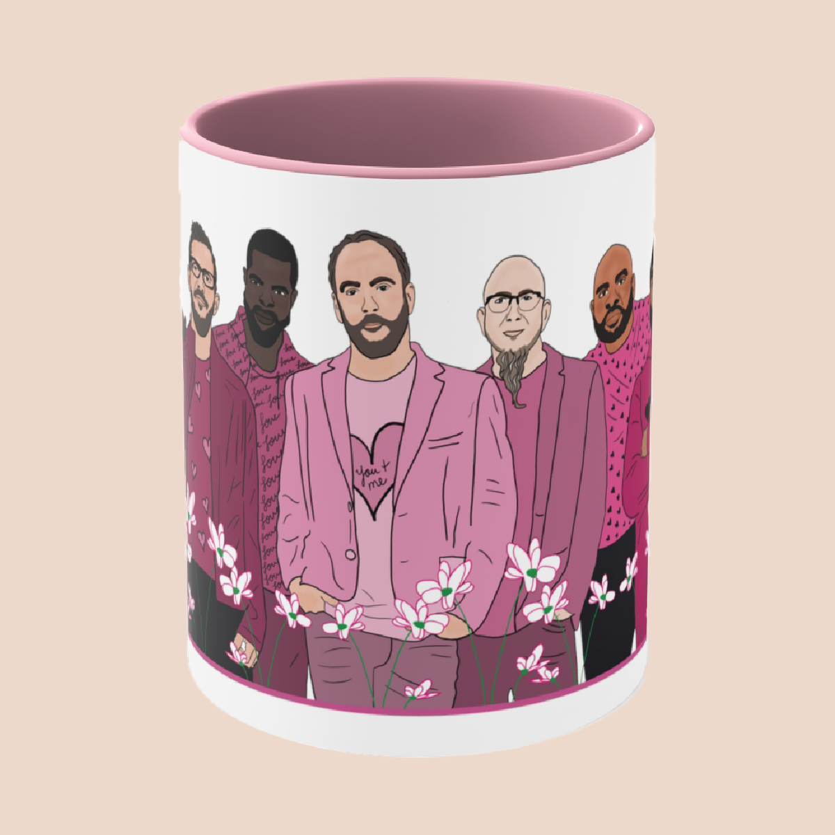 The Boys on Valentine's Day Coffee Mug