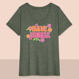 Women’s Curvy Dave Junkie T-Shirt