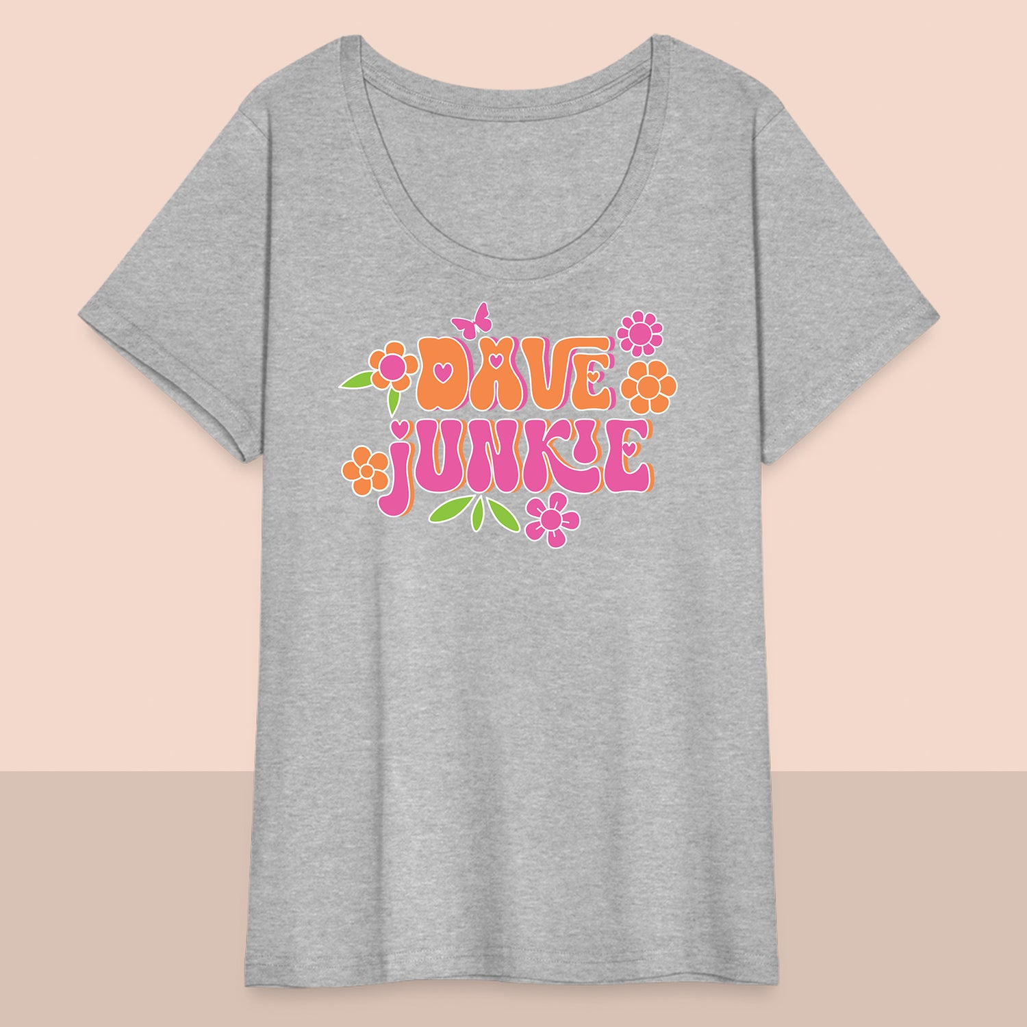 Women’s Curvy Dave Junkie T-Shirt