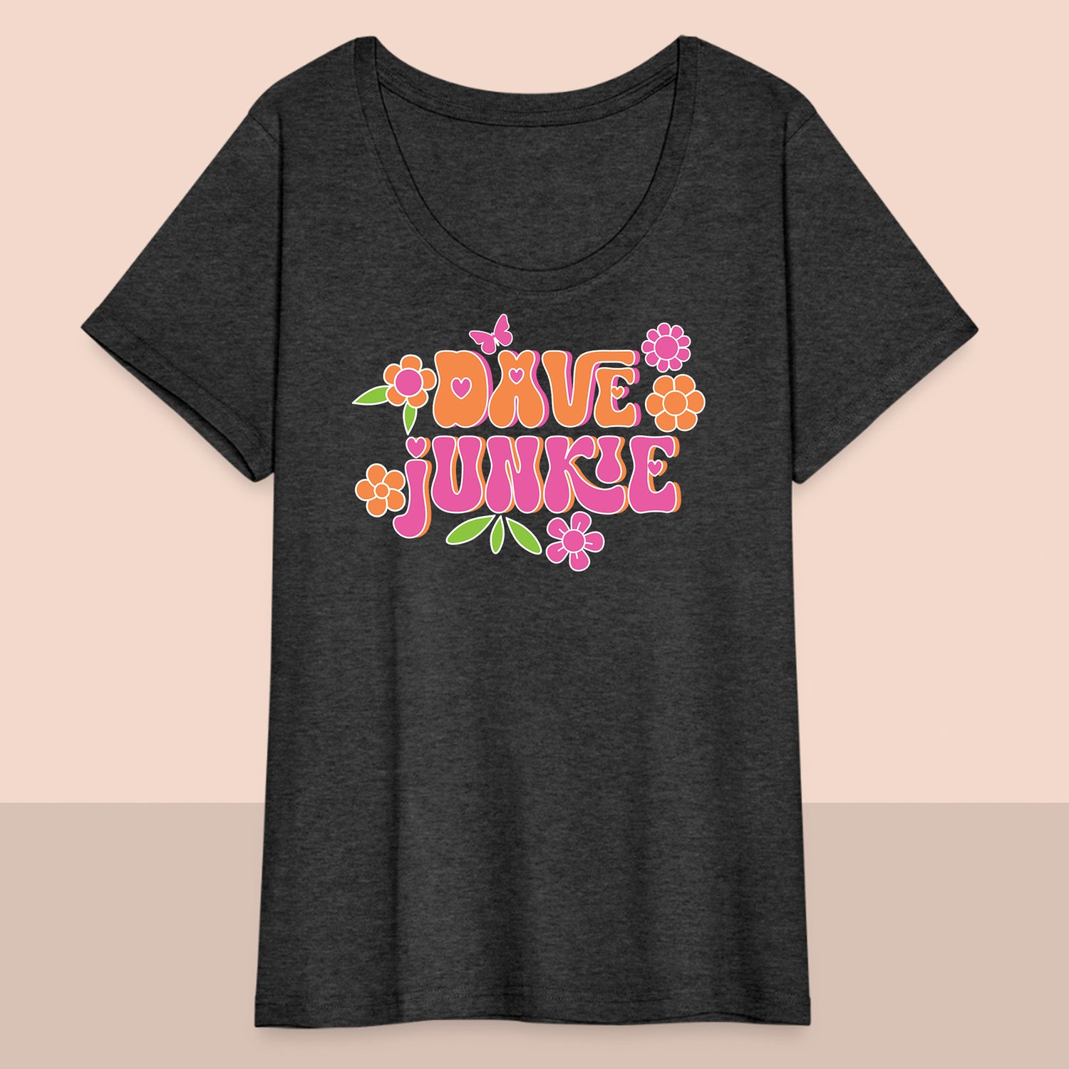 Women’s Curvy Dave Junkie T-Shirt