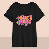 Women’s Curvy Dave Junkie T-Shirt