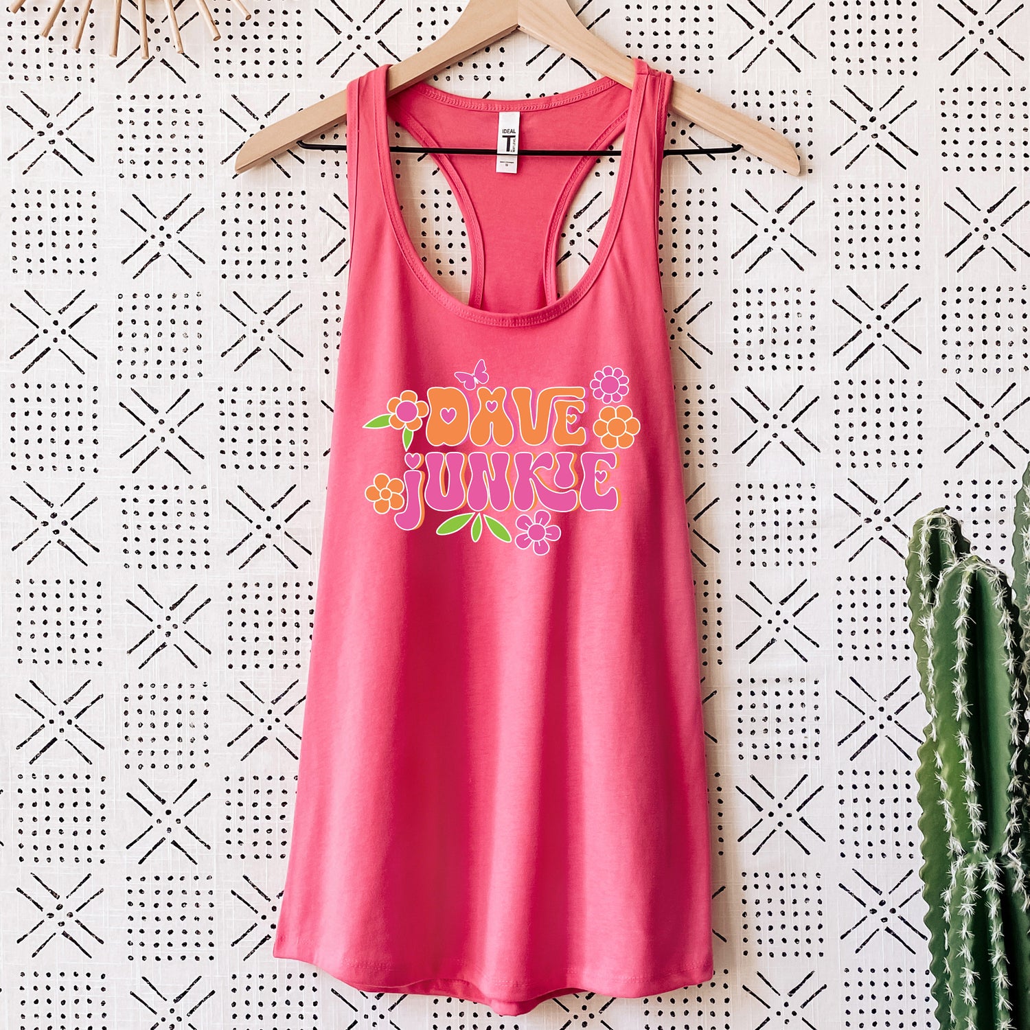 Dave Junkie Fitted Racerback