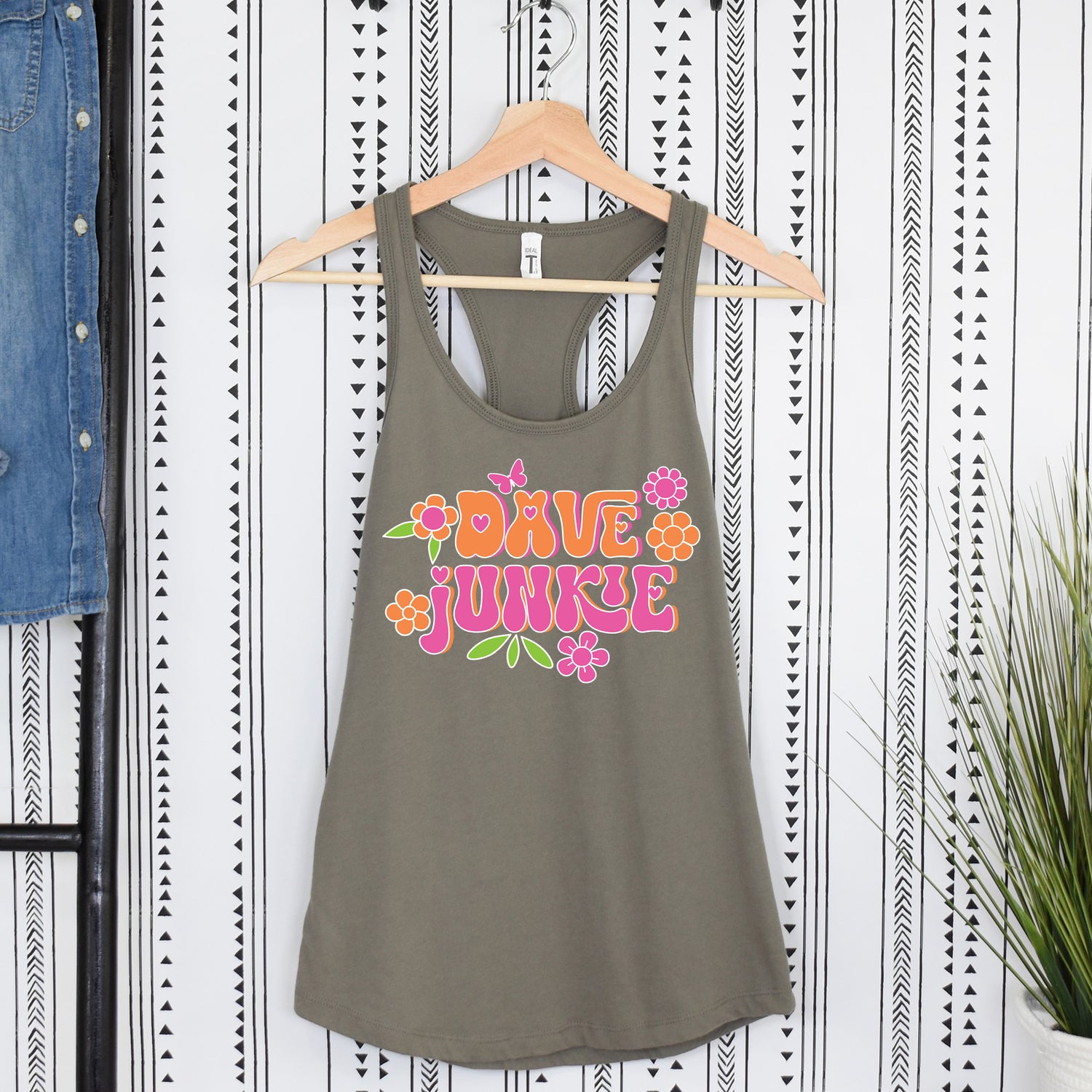 Dave Junkie Fitted Racerback