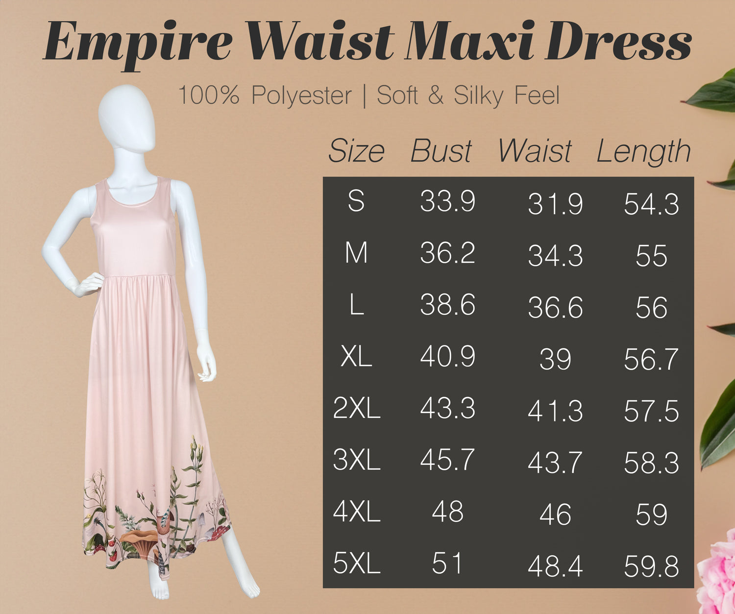 Empire Waist Maxi Dress