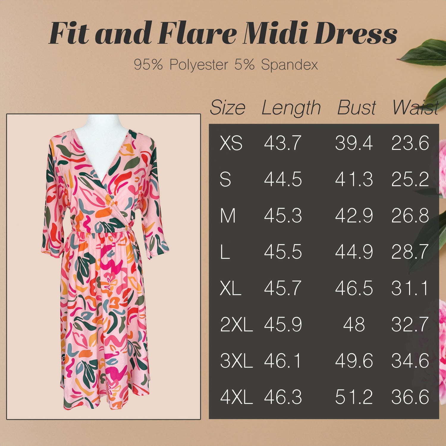 Fit and Flare Midi Dress