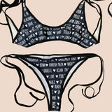 Scoop Halter Swimsuit