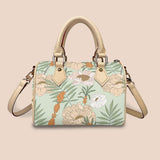 Leather Barrel Handbag