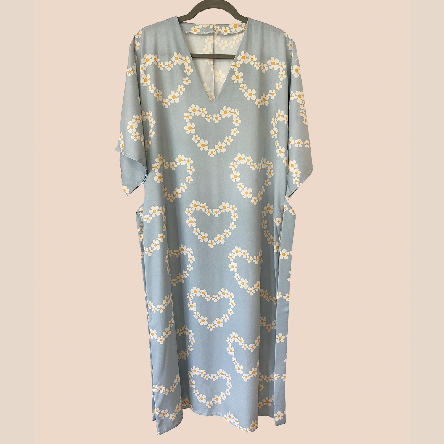 Kimono Sleeve Midi Dress