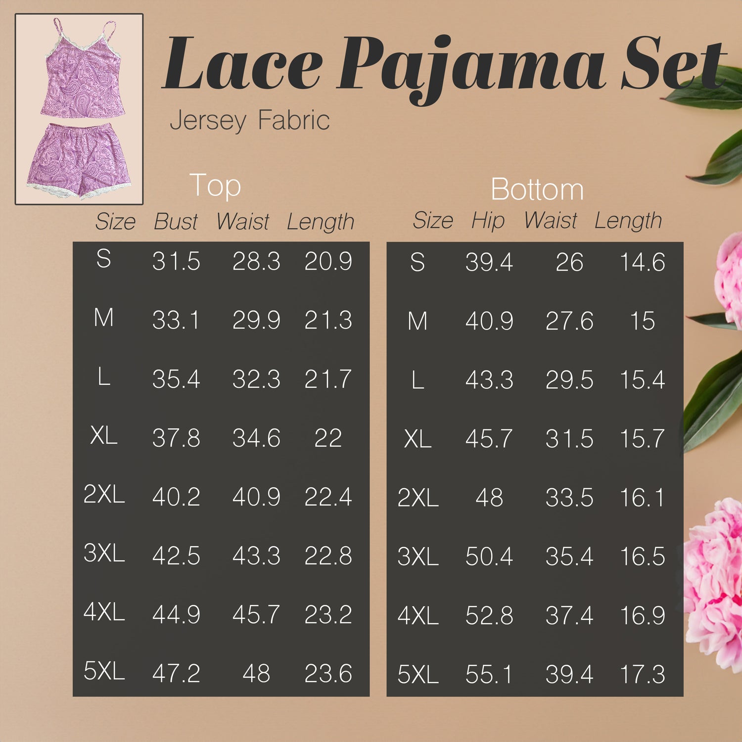 Lace Pajama Set
