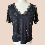 Lace Trim T-Shirt