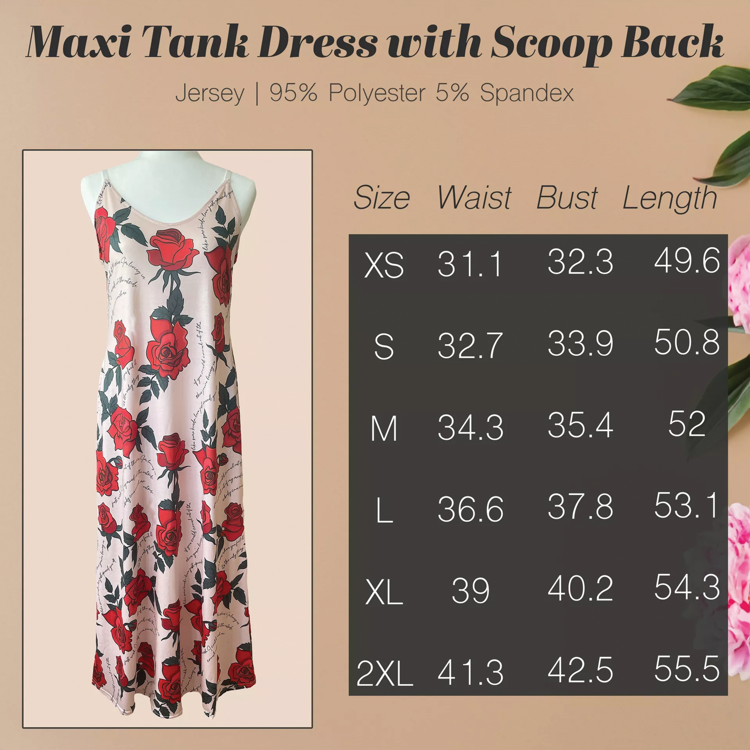 Scoop Back Maxi Dress