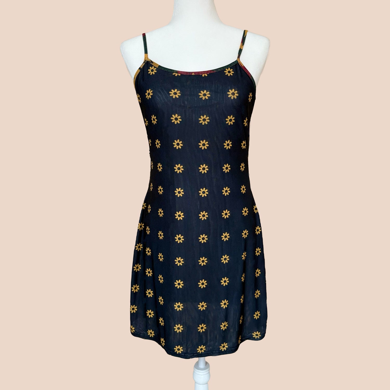 Double Layer Stretchy Mesh Dress