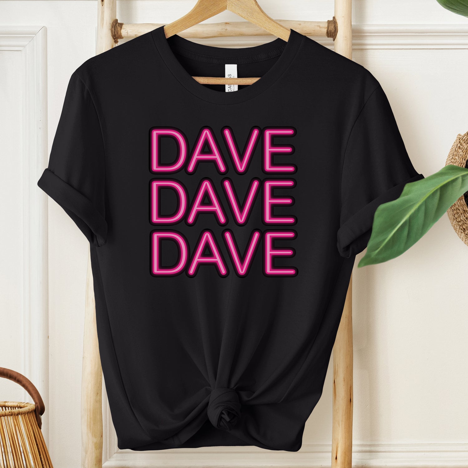 Unisex Neon Pink Dave T-Shirt