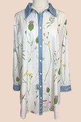 Curvy Long Sleeve Button Up