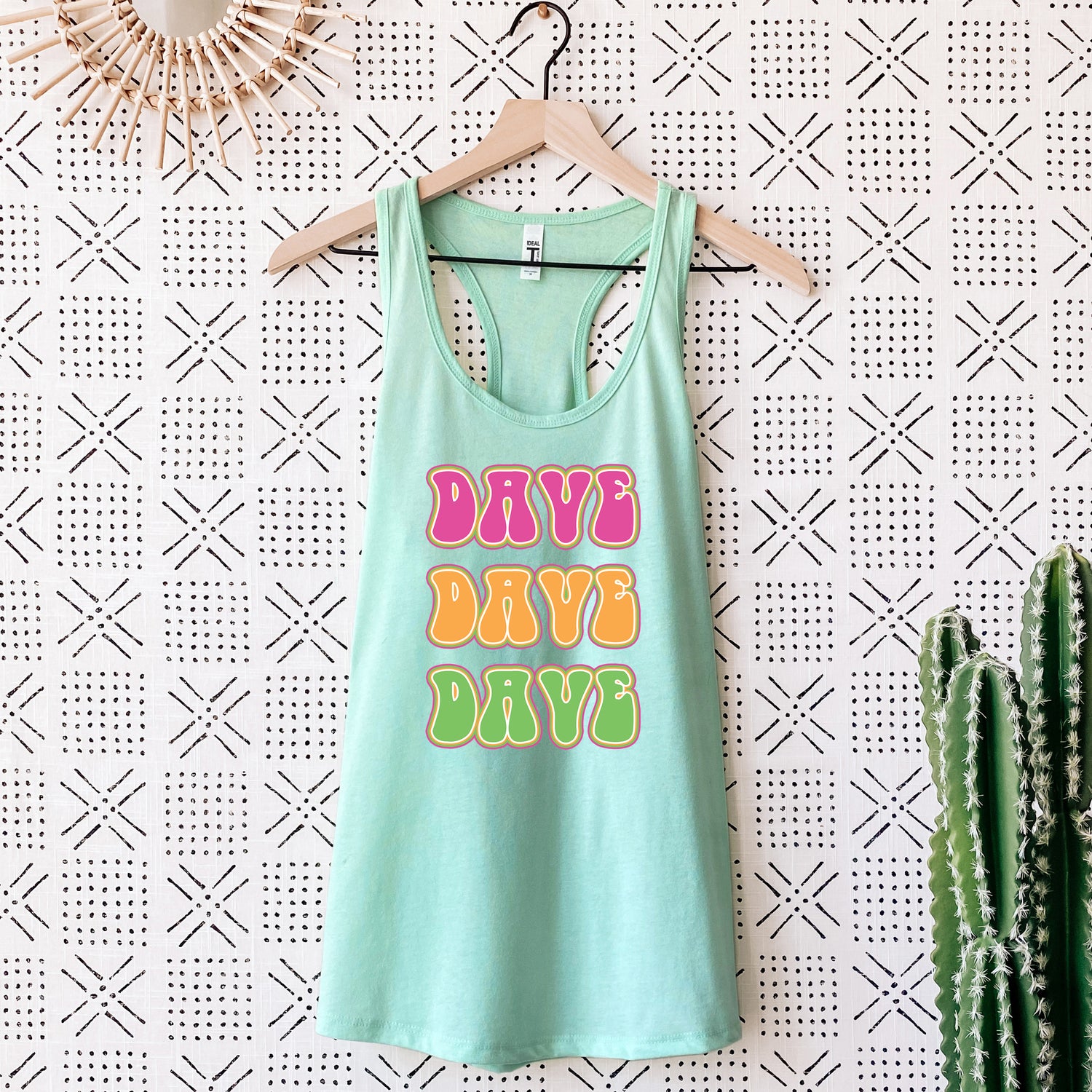 Groovy Dave Fitted Racerback