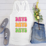 Groovy Dave Fitted Racerback