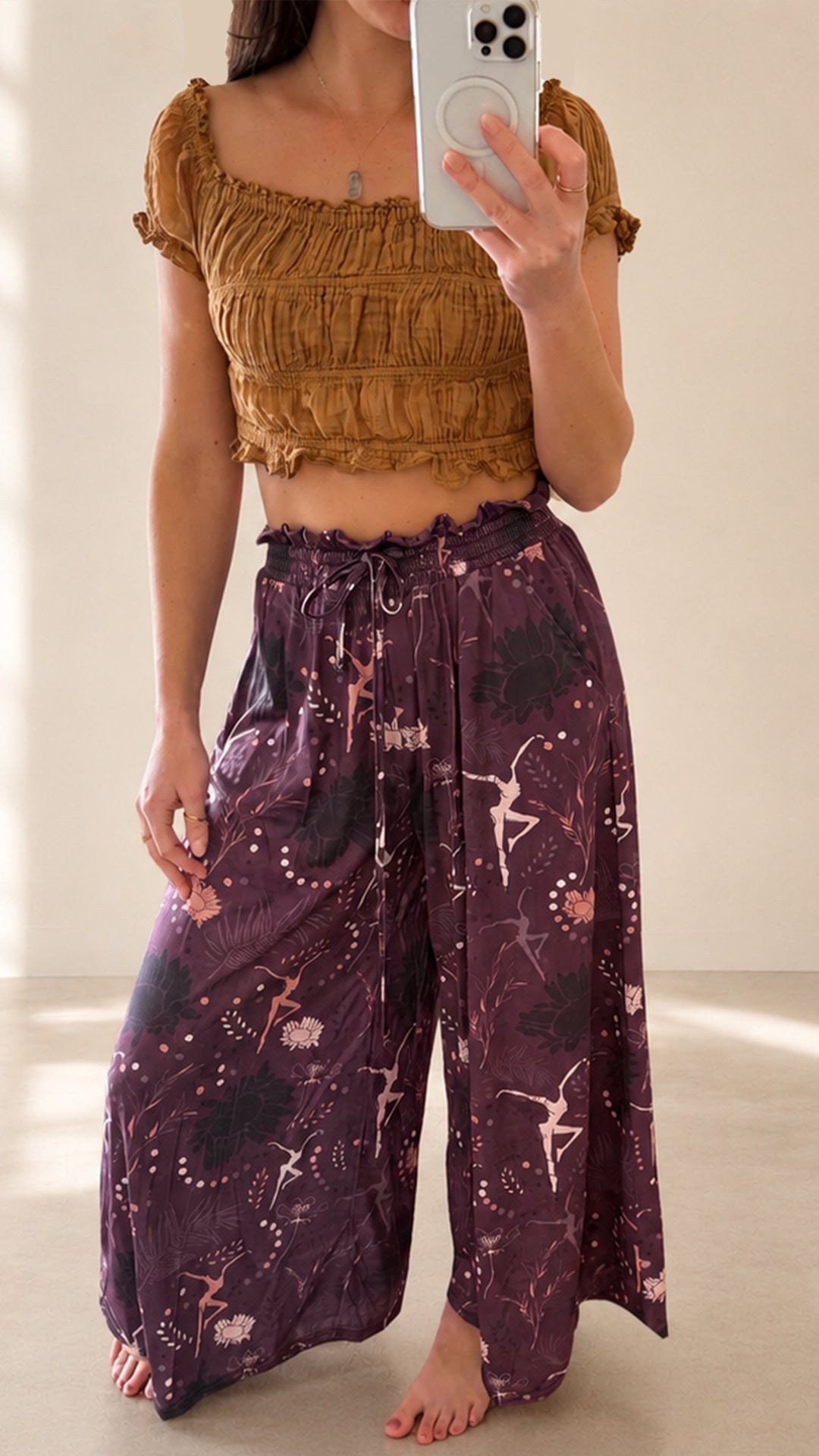 Ruffle Gaucho Pants