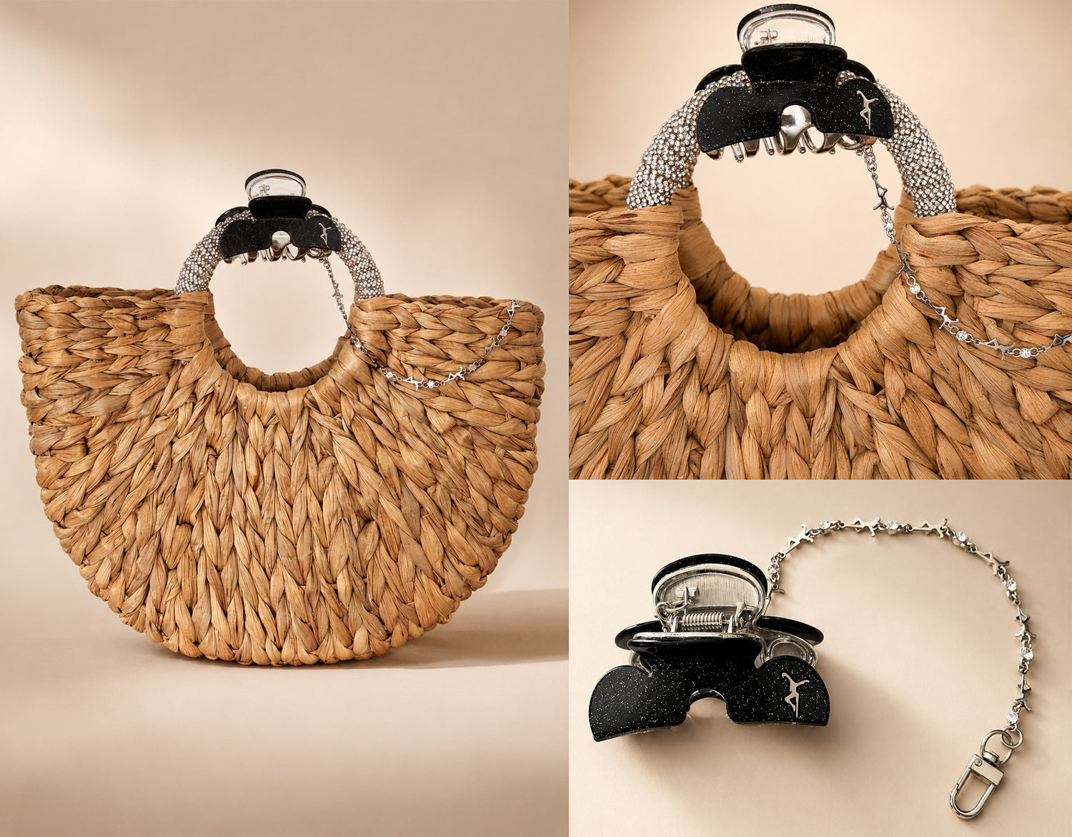 Hair Clip Bag Charm