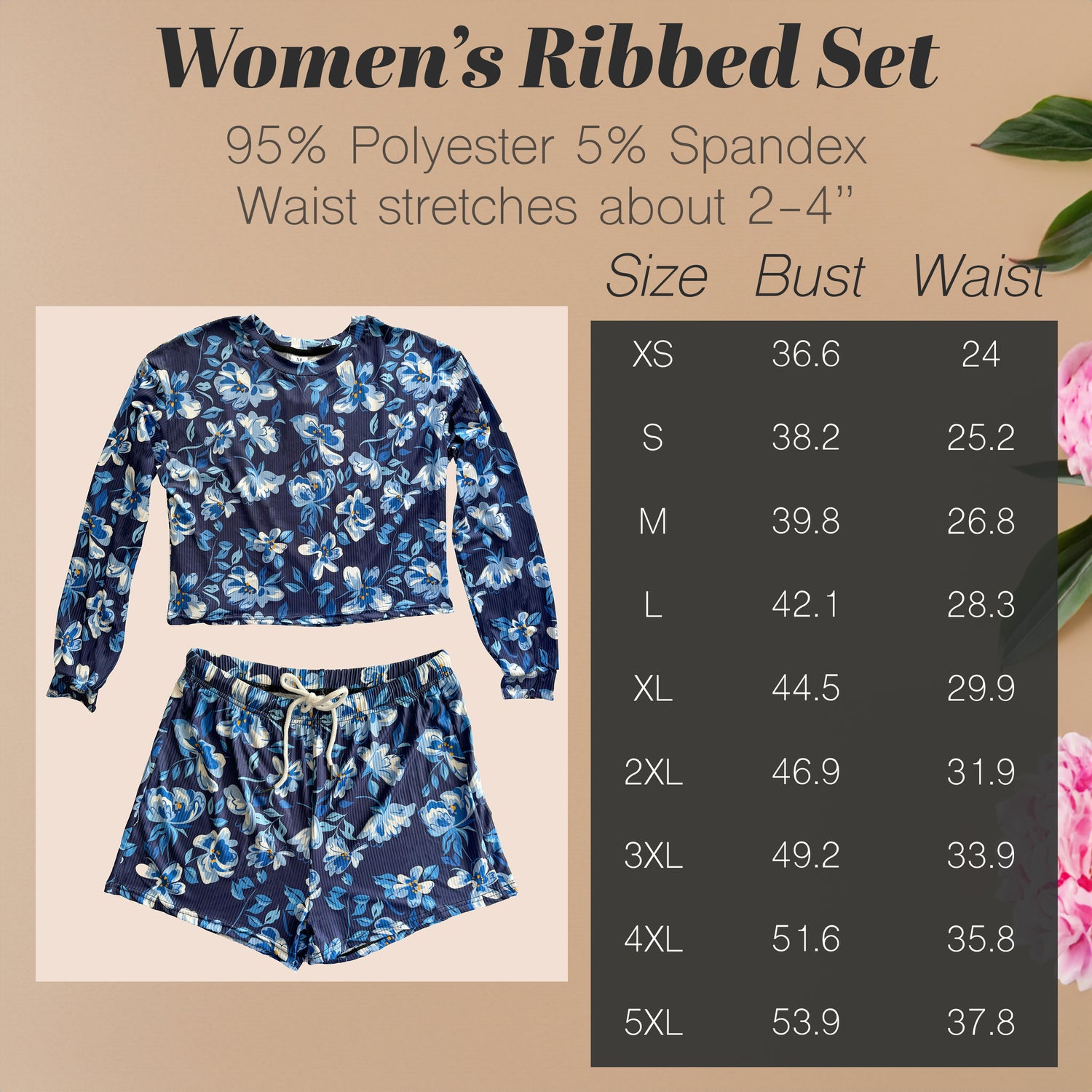 Women's Ribbed Set