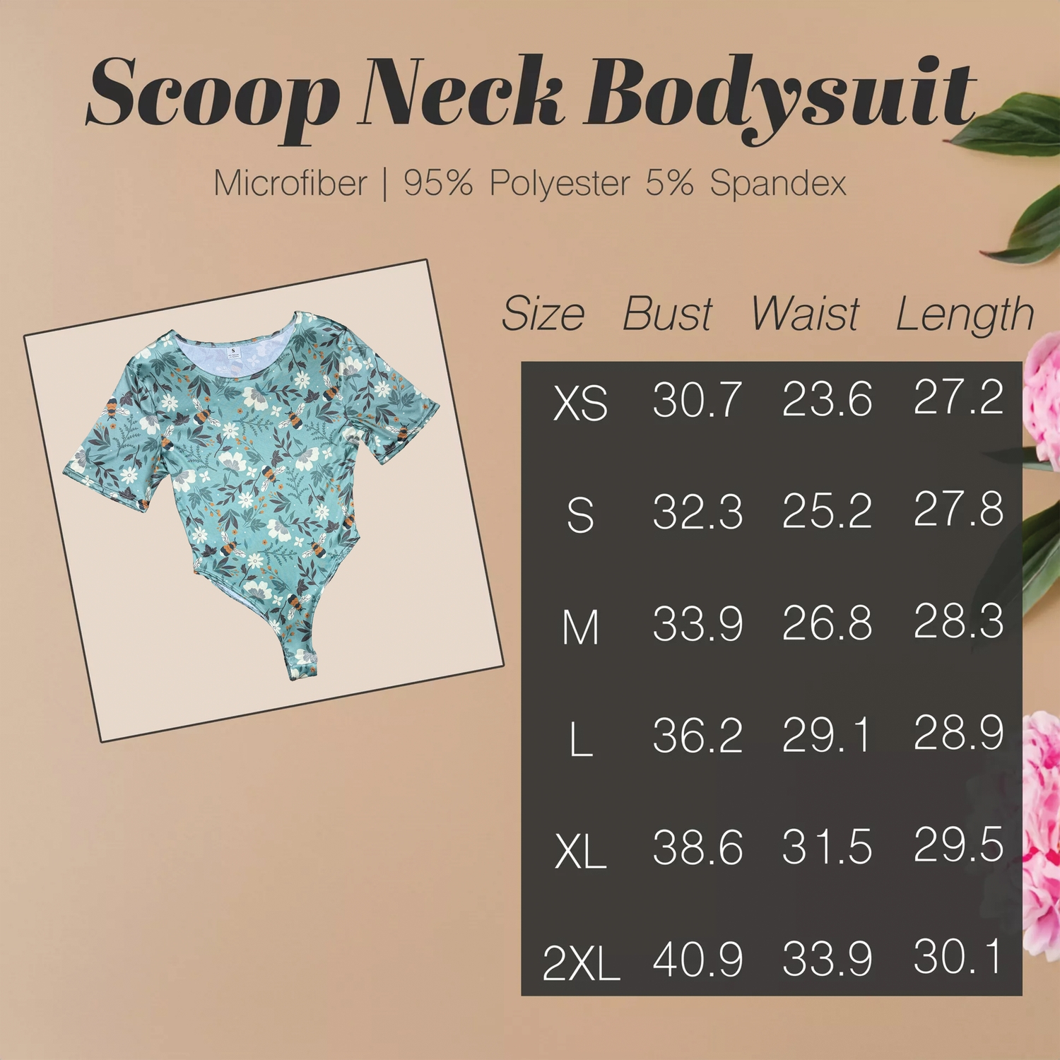 Scoop Neck Bodysuit