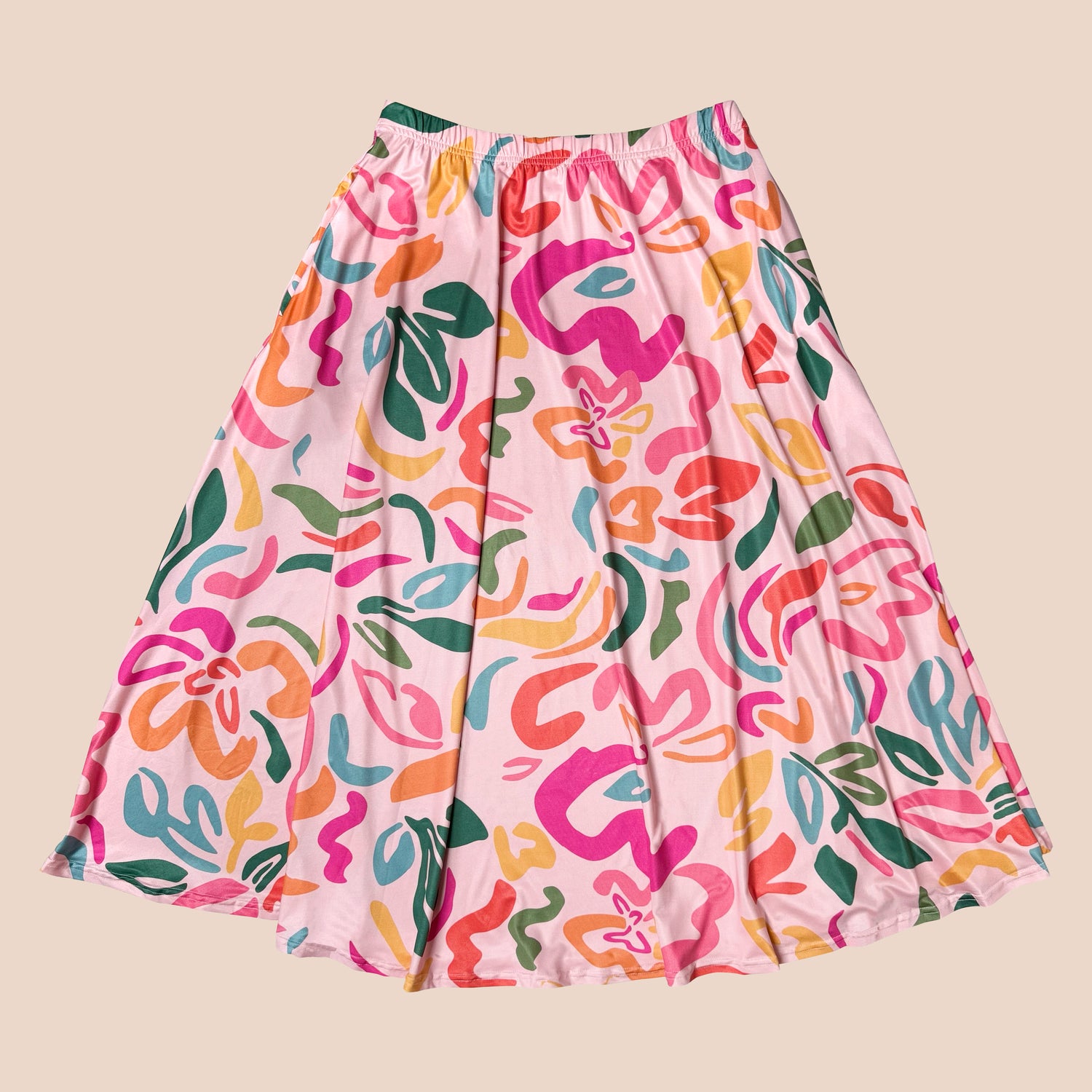 Mid-Length Skirt with Pockets
