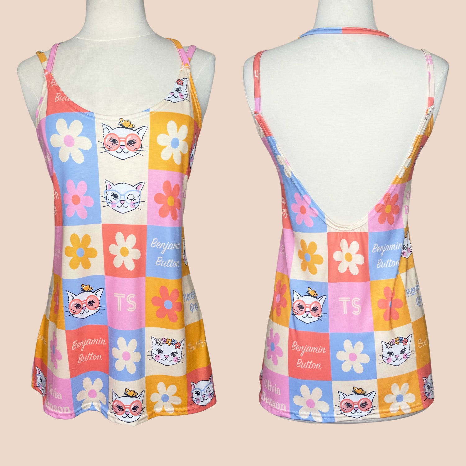 Backless Halter Top