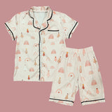 Kids Short Silky Pajamas
