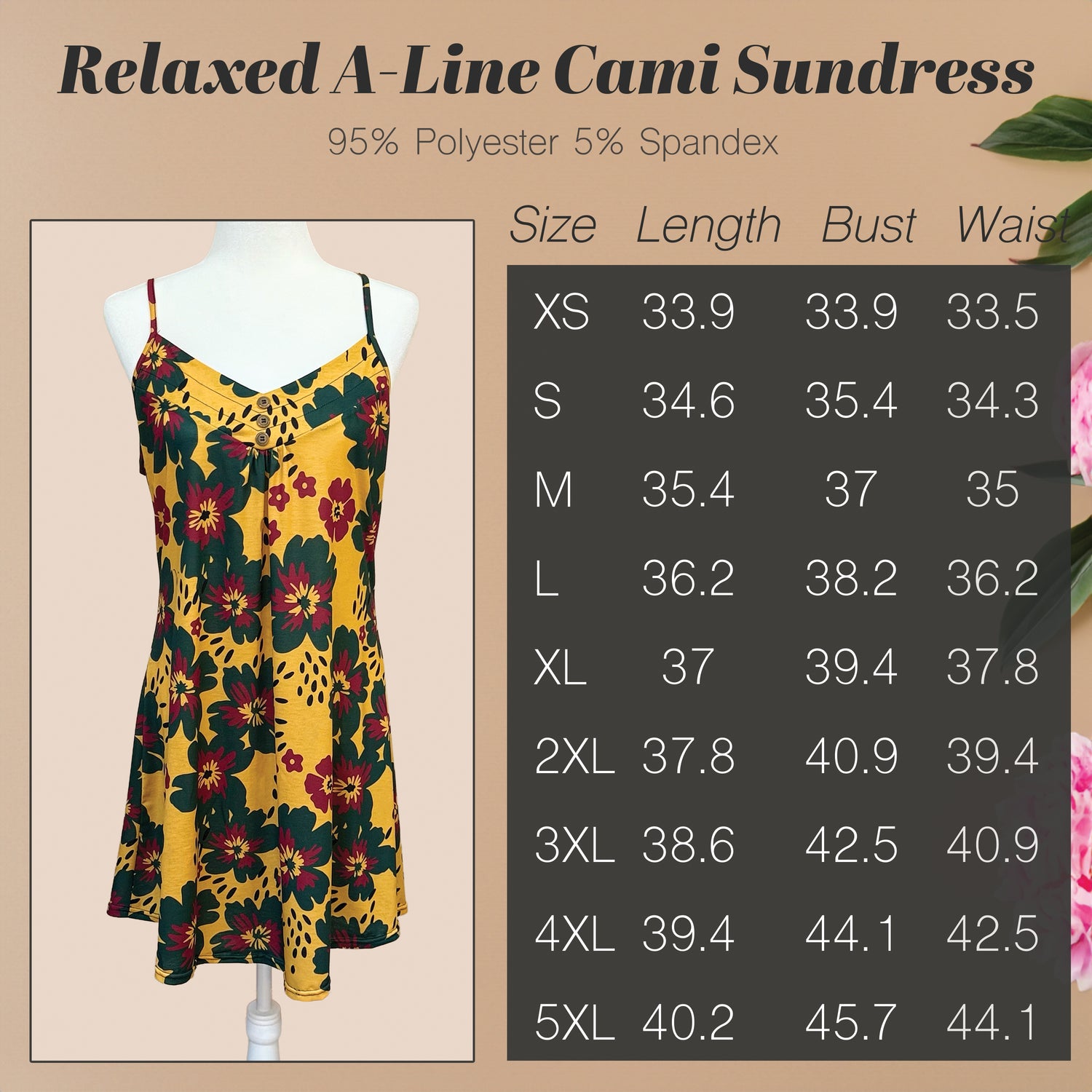 Relaxed A-Line Cami Sundress