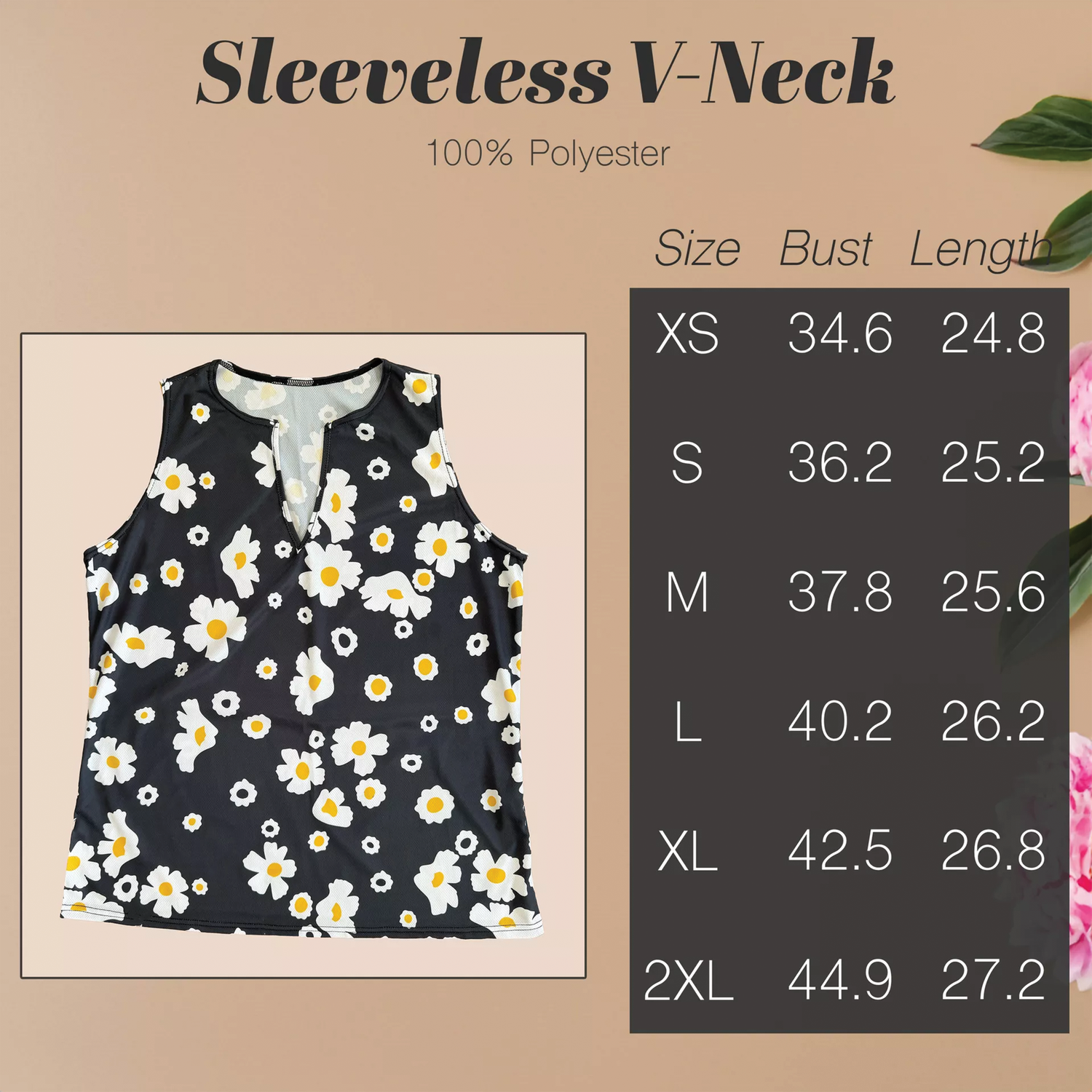 Sleeveless V-Neck