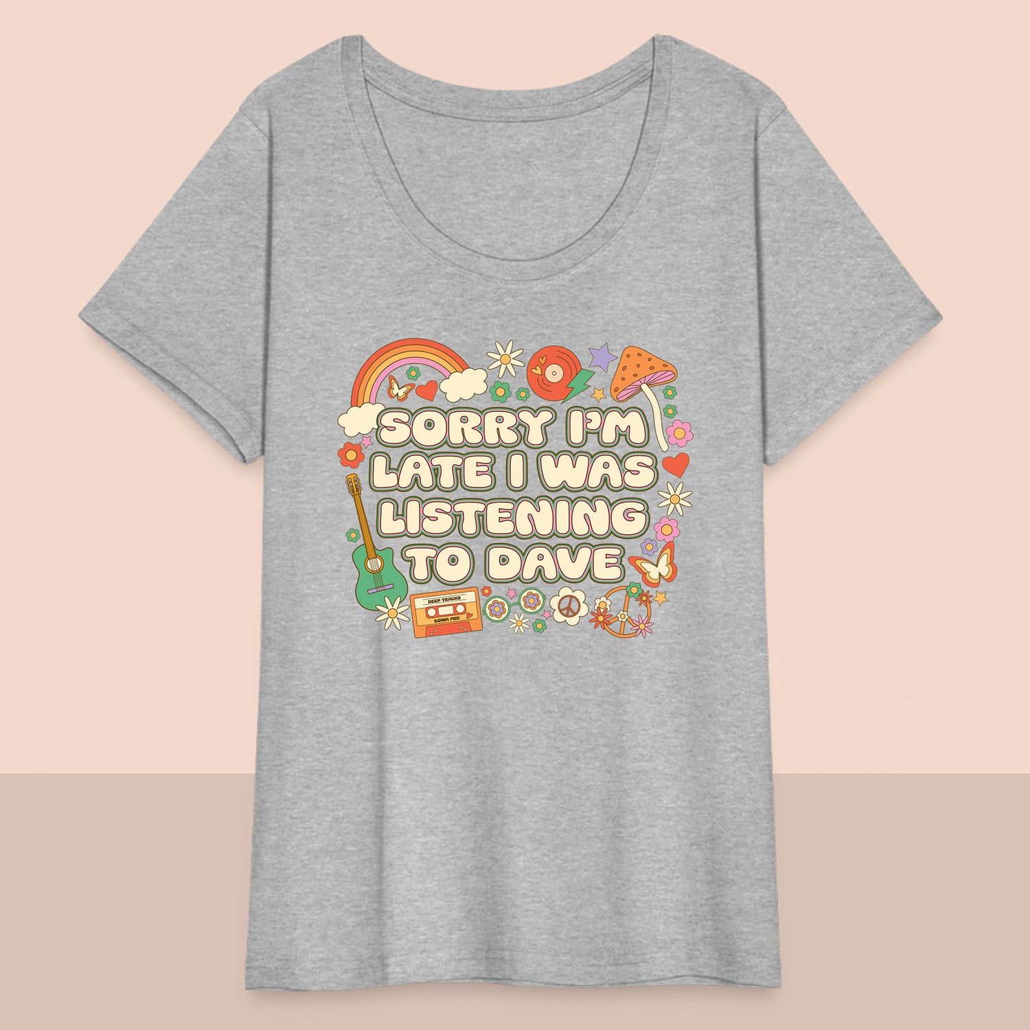 Women’s Curvy Sorry I'm Late T-Shirt