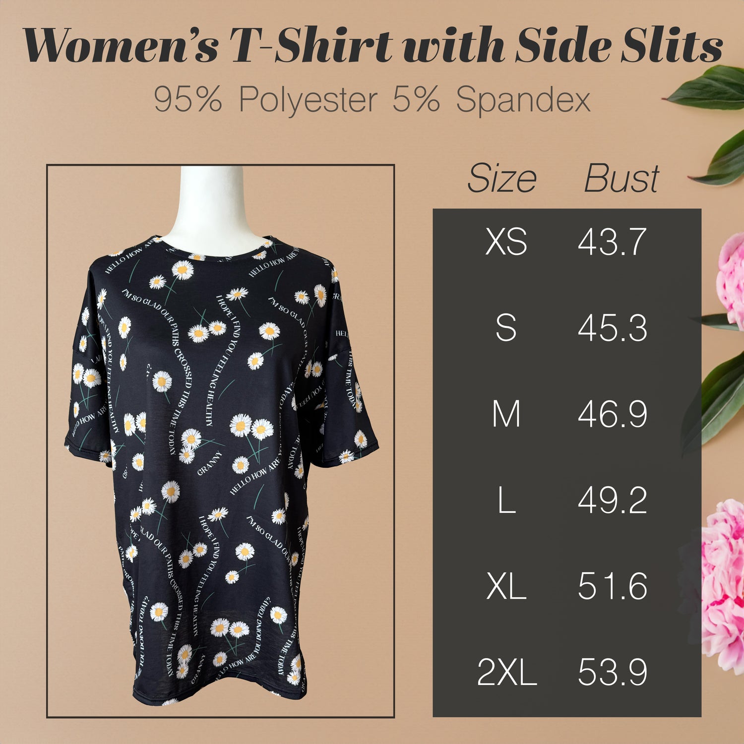 Women's T-Shirt with Side Slits