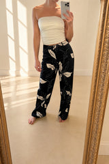 Wide-Leg Tailored Trousers