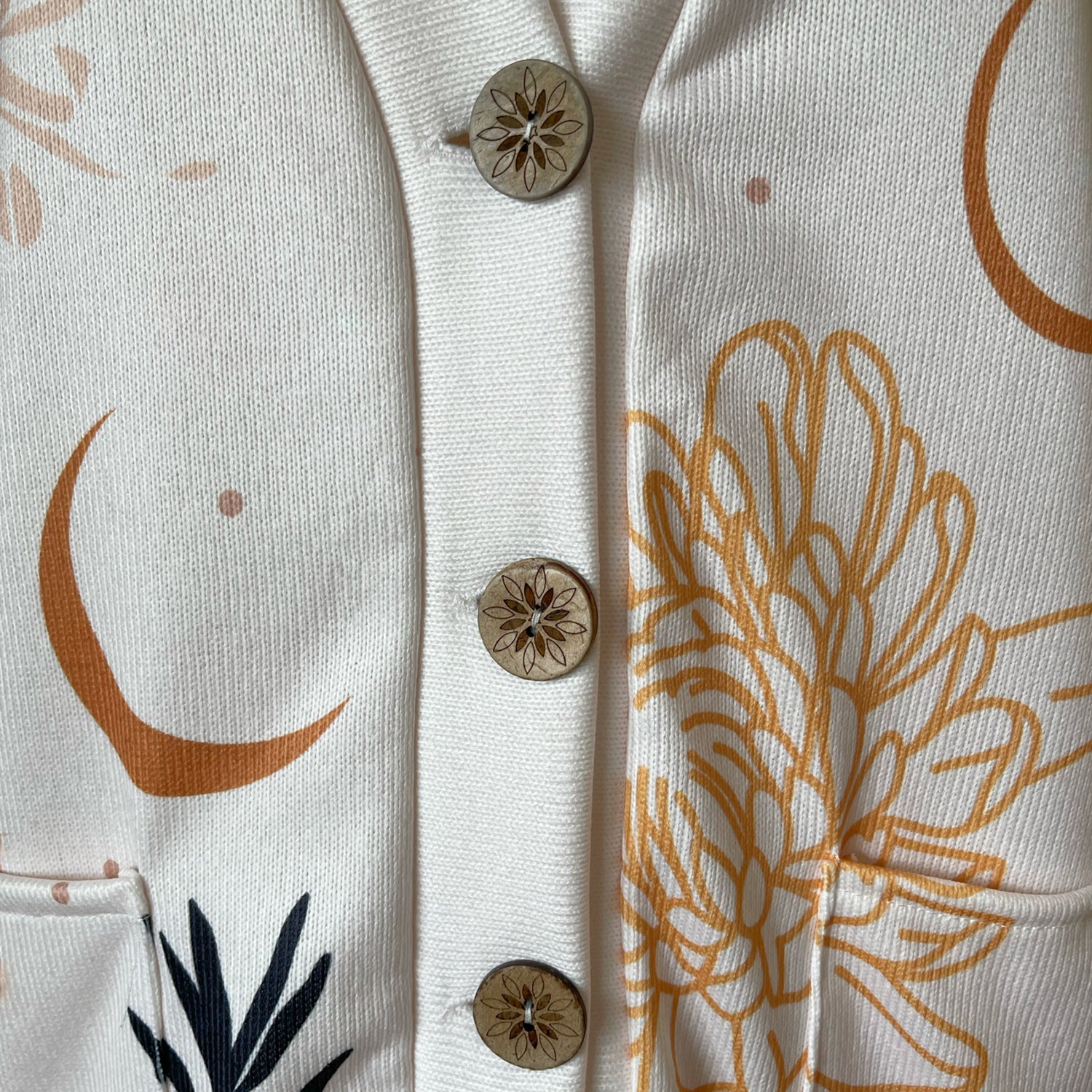 Unisex Button Sweater