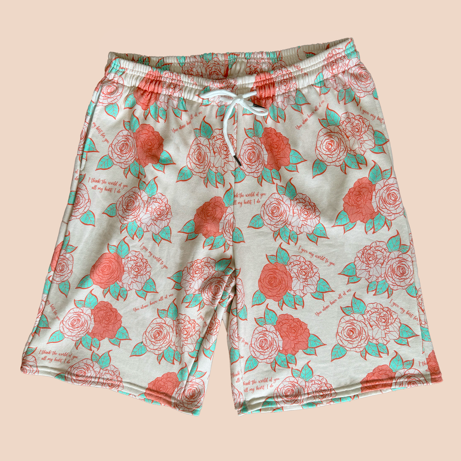 Unisex Cotton Drawstring Shorts